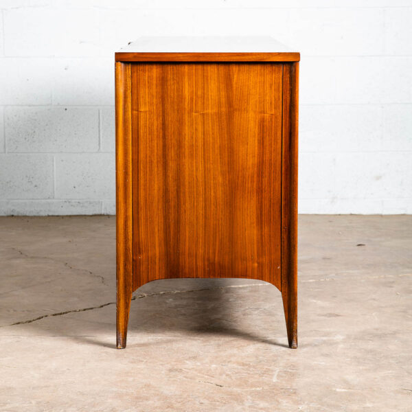 Mid Century Modern Dresser Credenza Kent Coffey 9 Drawer Perspecta Brasilia Wood - Image 3