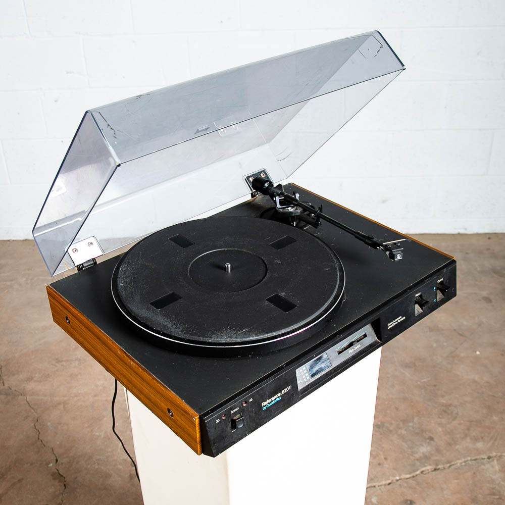 Vintage Record Player Quadraflex Reference 620T Turntable Semi Auto AT AS IS - Image 4