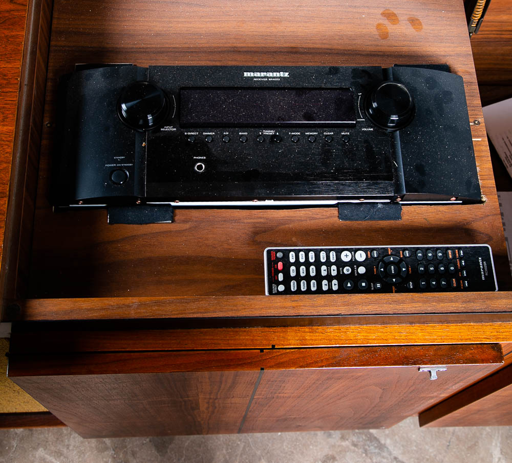 Mid Century Modern Stereo Console Credenza Marantz JBL LE14A Radio Barzilay Hifi - Image 10