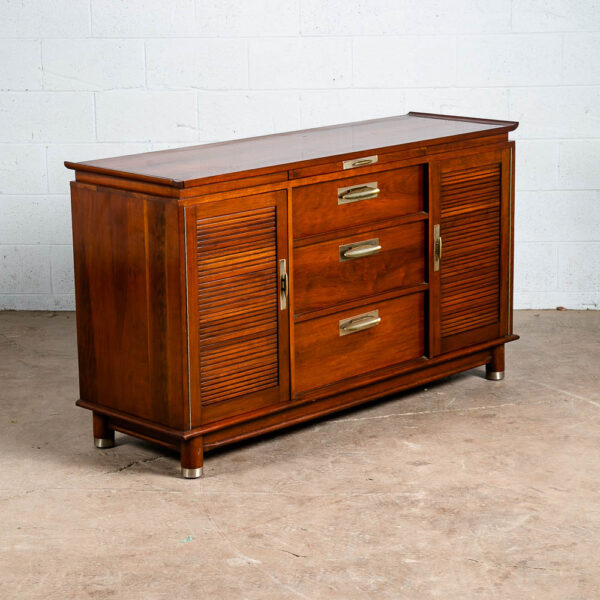 Mid Century Modern Dresser Credenza Server Willits Solid Cherry Wood Low Large M