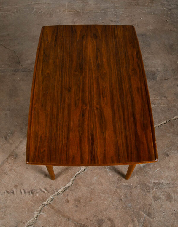 Mid Century Danish Modern Side Table End Moreddi Solid Teak Rectangle Shelf Mcm - Image 4