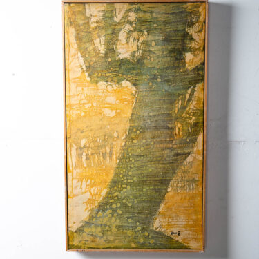 Mid Century Modern Wall Art Original Batik Abstract Expressionism Signed Framed