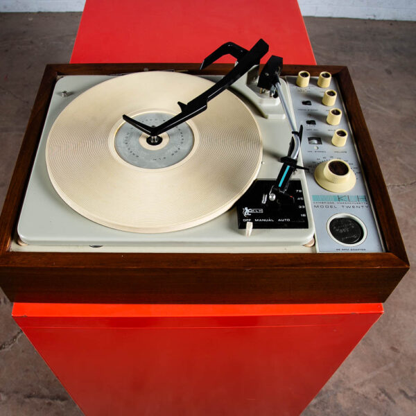 Mid Century Modern Record Player Turntable KLH Model 20 Speakers Hifi Home Audio - Image 4