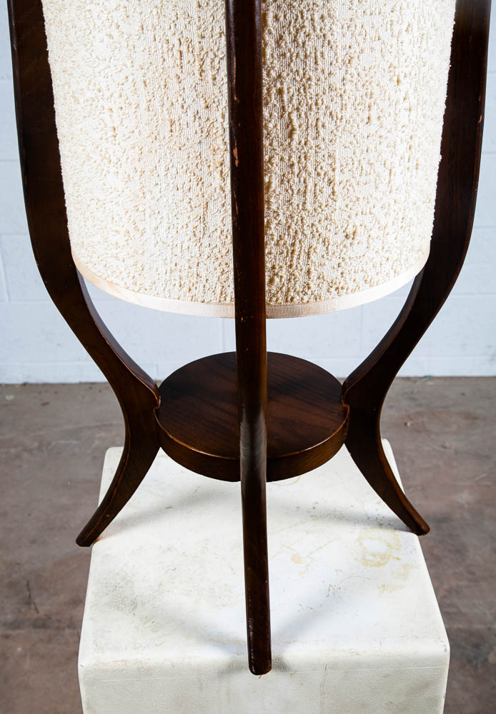 Mid Century Modern Table lamp Wood Brass Modeline Adrian Pearsall Light Lighting - Image 9