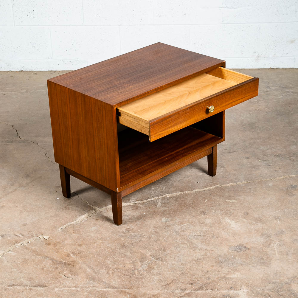 Mid Century Modern Nightstand Side End Drawer Sligh Lowry Vintage Storage Single - Image 3