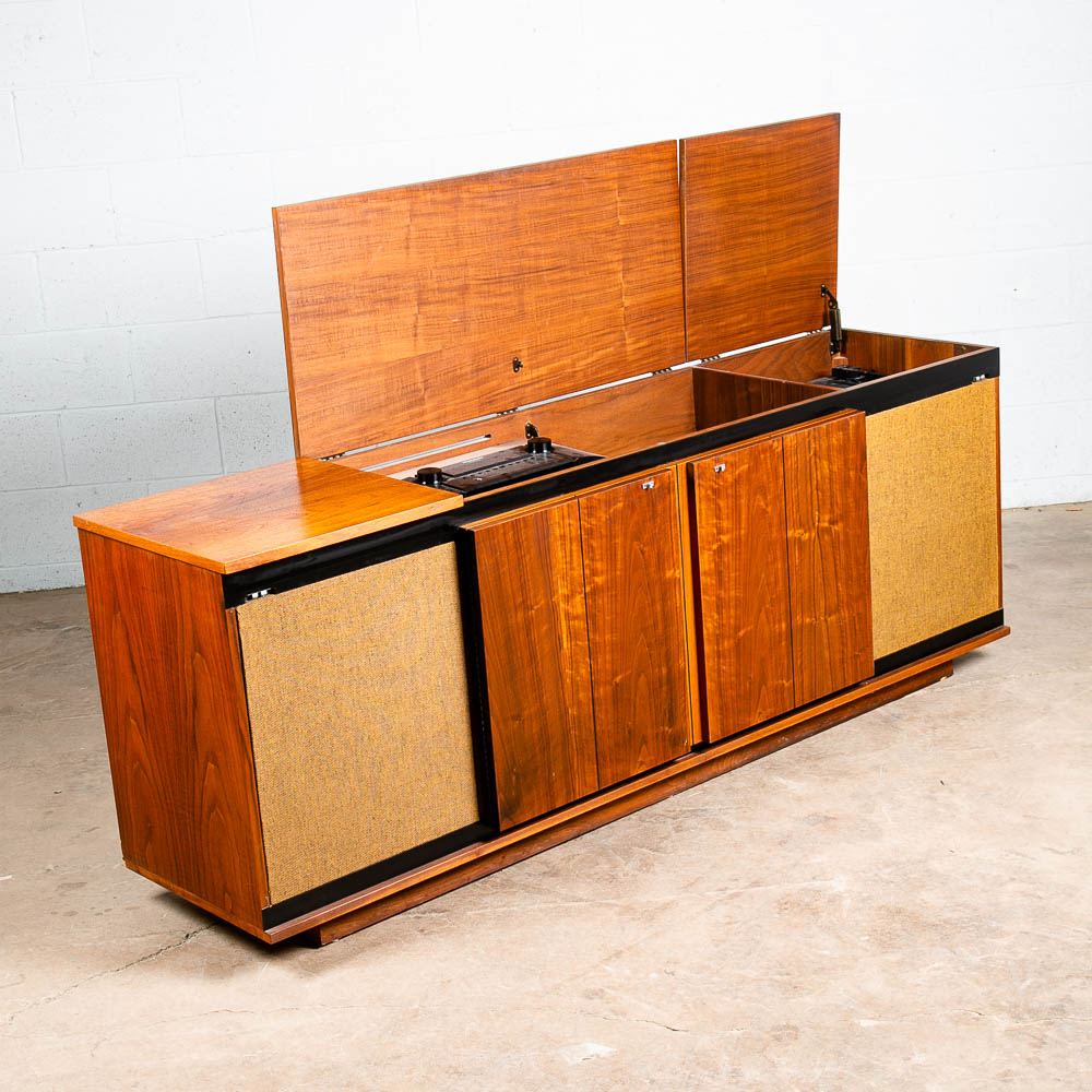 Mid Century Modern Stereo Console Credenza Marantz JBL LE14A Radio Barzilay Hifi - Image 2