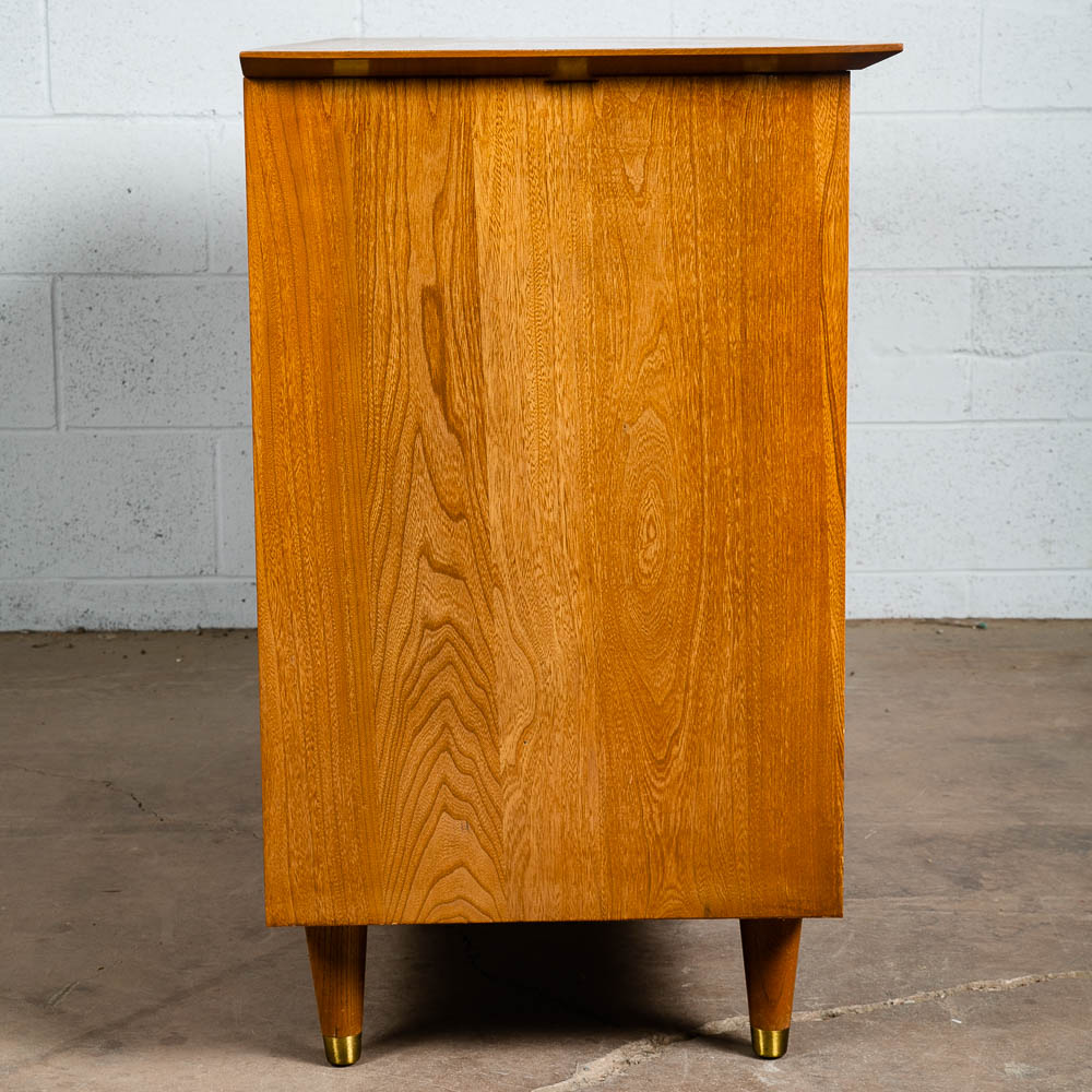 Mid Century Modern Credenza Dresser Solid Wood 6 Drawers LA Period Furniture Mcm - Image 4