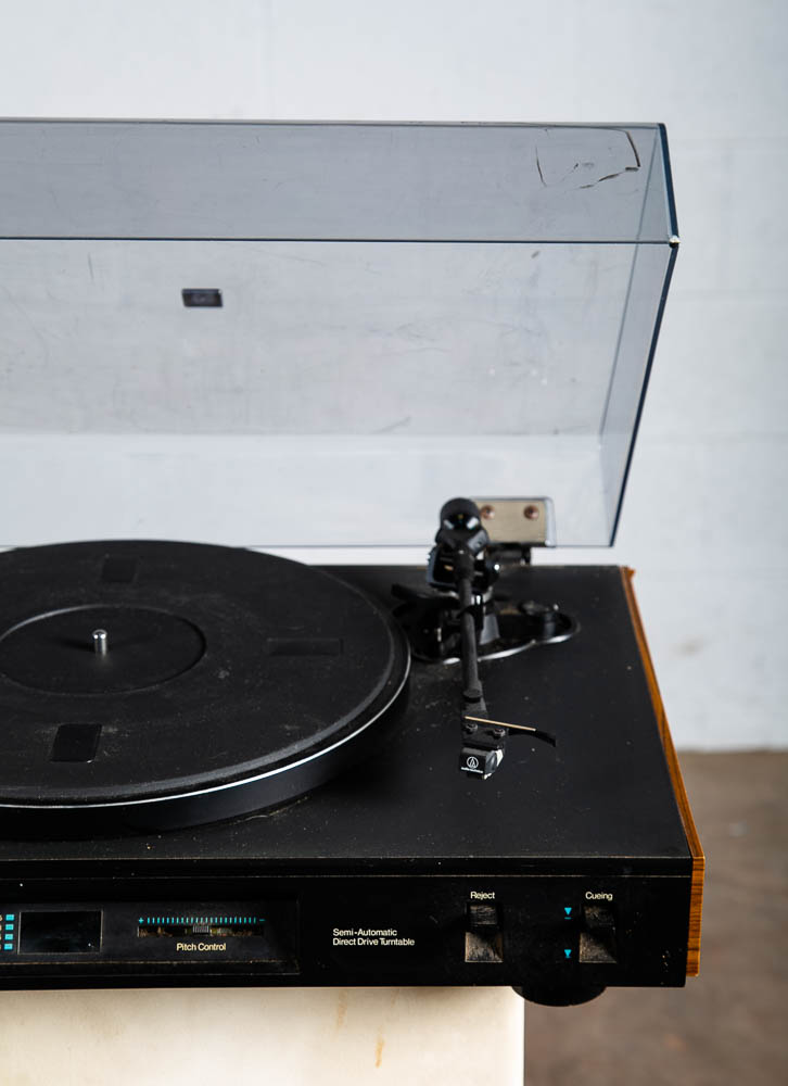 Vintage Record Player Quadraflex Reference 620T Turntable Semi Auto AT AS IS - Image 9