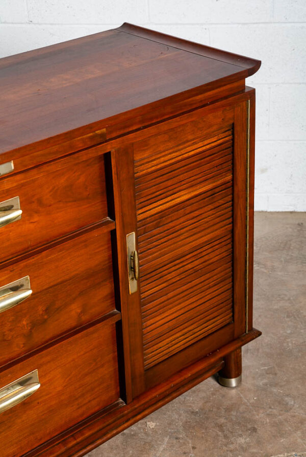 Mid Century Modern Dresser Credenza Server Willits Solid Cherry Wood Low Large M - Image 10