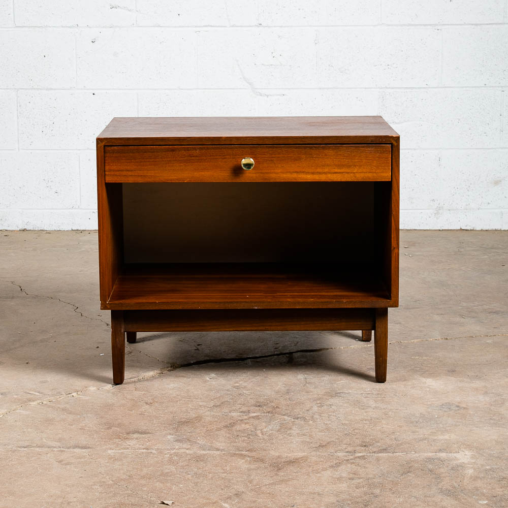 Mid Century Modern Nightstand Side End Drawer Sligh Lowry Vintage Storage Single - Image 2