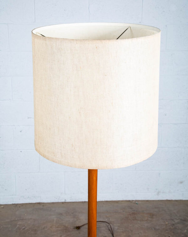 Mid Century Modern Floor Lamp Martz Marshall Studios Walnut Table Wood Mosaic M - Image 10