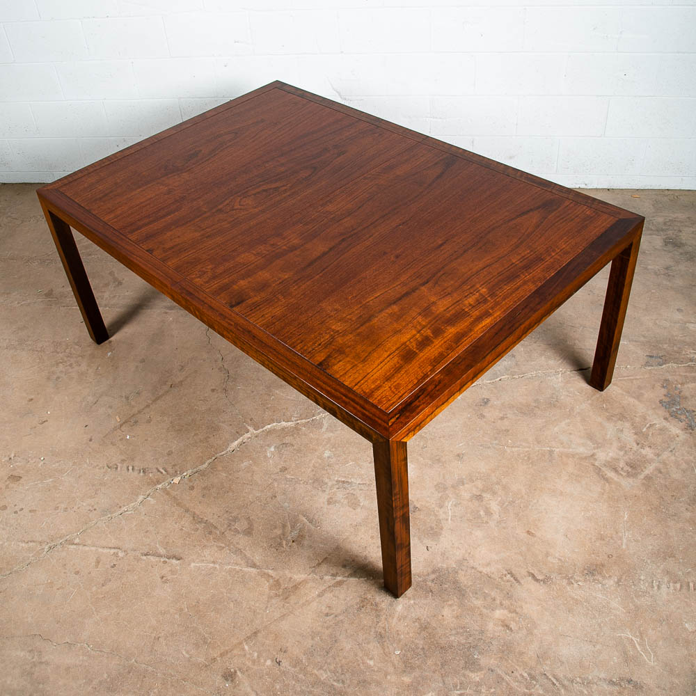 Mid Century Modern Dining Table Ironwood Extension leaf x2 Rectangular - Image 3