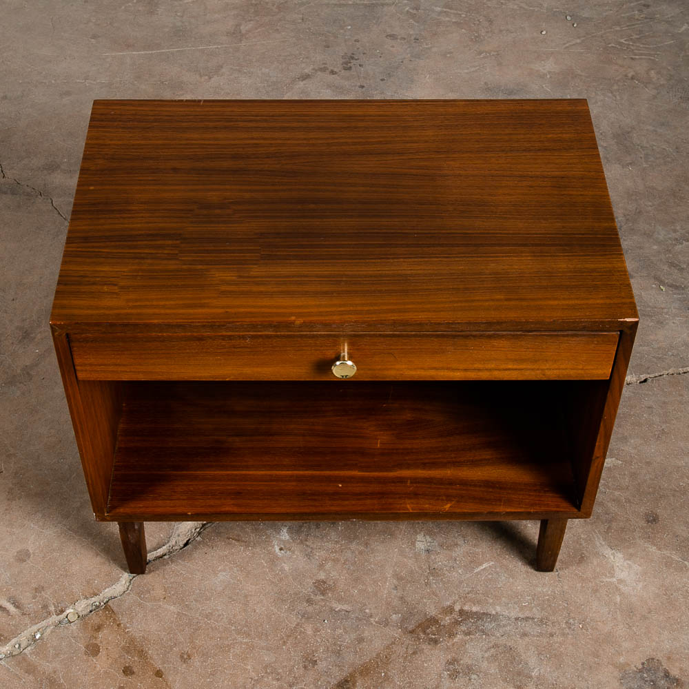 Mid Century Modern Nightstand Side End Drawer Sligh Lowry Vintage Storage Single - Image 8