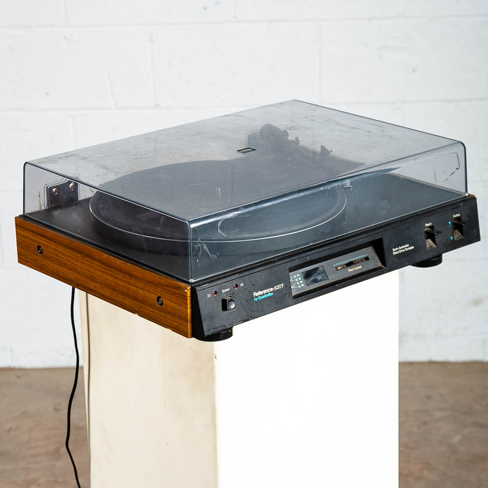 Vintage Record Player Quadraflex Reference 620T Turntable Semi Auto AT AS IS - Image 7