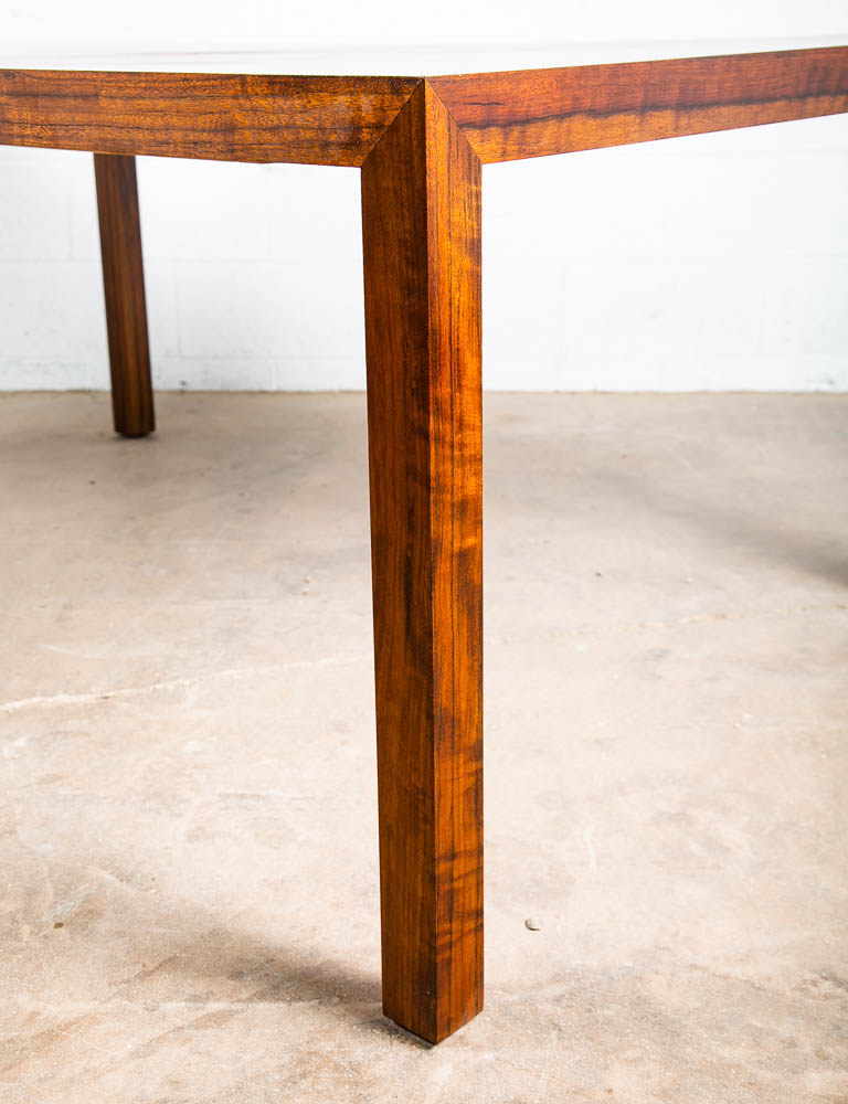 Mid Century Modern Dining Table Ironwood Extension leaf x2 Rectangular - Image 7