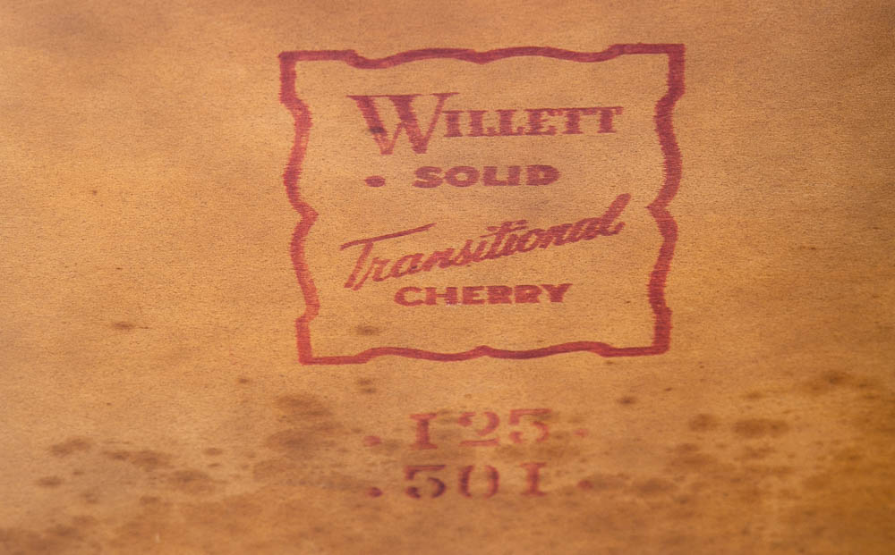 Mid Century Modern Credenza Willett Solid Cherry Compact Vintage Drawer Media NM - Image 11