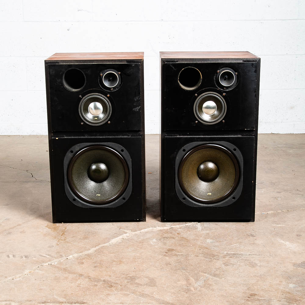 Mid Century Modern Vintage Speakers Pioneer CS-R500 Pair Rosewood Mcm Set AS IS - Image 3