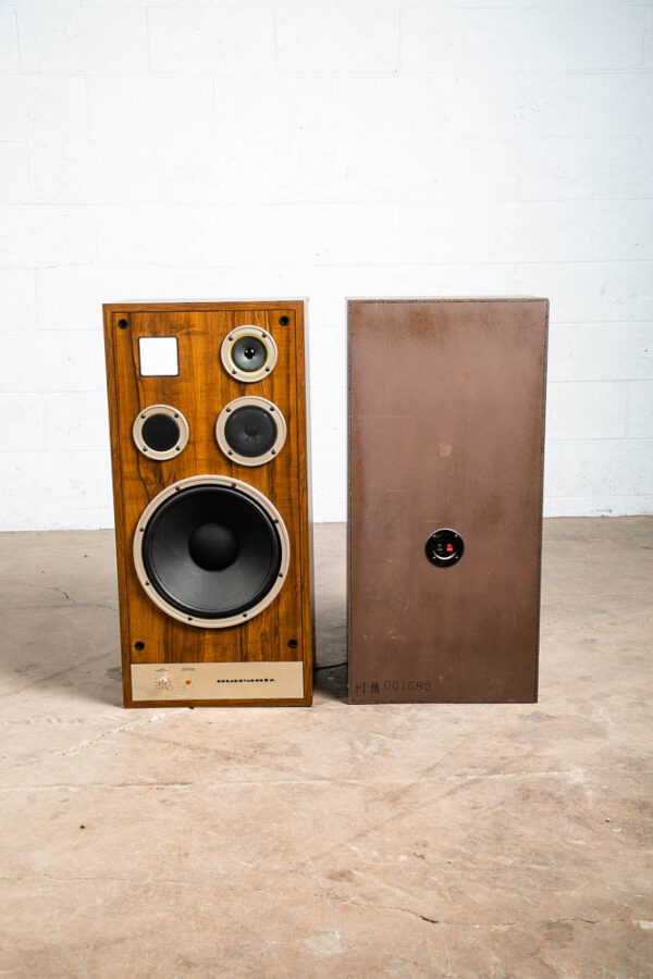 Mid Century Modern Speakers Marantz 7000 Vintage Set Tested Mcm Floor Hifi AS IS - Image 10