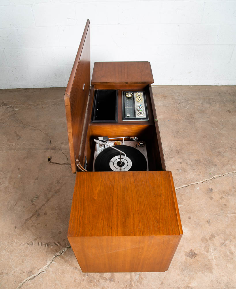 Mid Century Modern Stereo Console Record Player Zenith X930 Hifi Radio Wood Mcm - Image 7