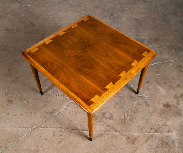 Mid Century Modern End Table Lane Side Walnut Coffee Vintage Square Acclaim NM - Image 6