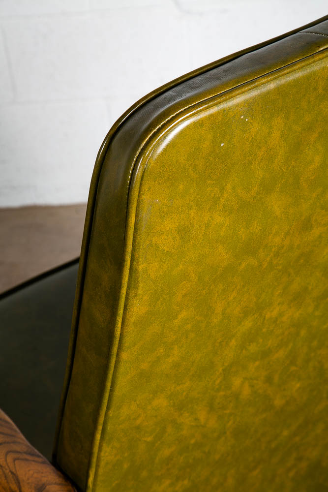 Mid Century Modern Lounge Chair Armchair Green Pine American Highback Arms Mcm - Image 8