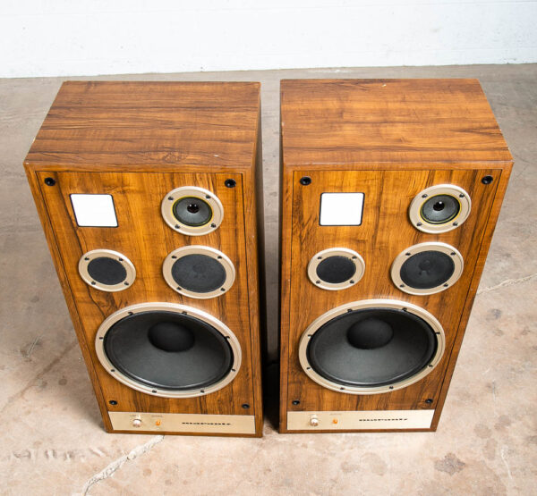 Mid Century Modern Speakers Marantz 7000 Vintage Set Tested Mcm Floor Hifi AS IS - Image 4