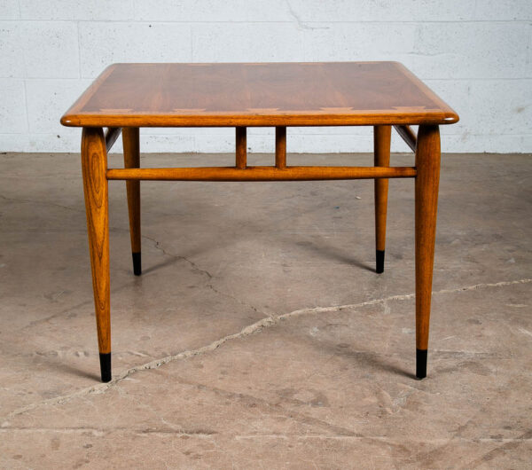 Mid Century Modern End Table Lane Side Walnut Coffee Vintage Square Acclaim NM - Image 9