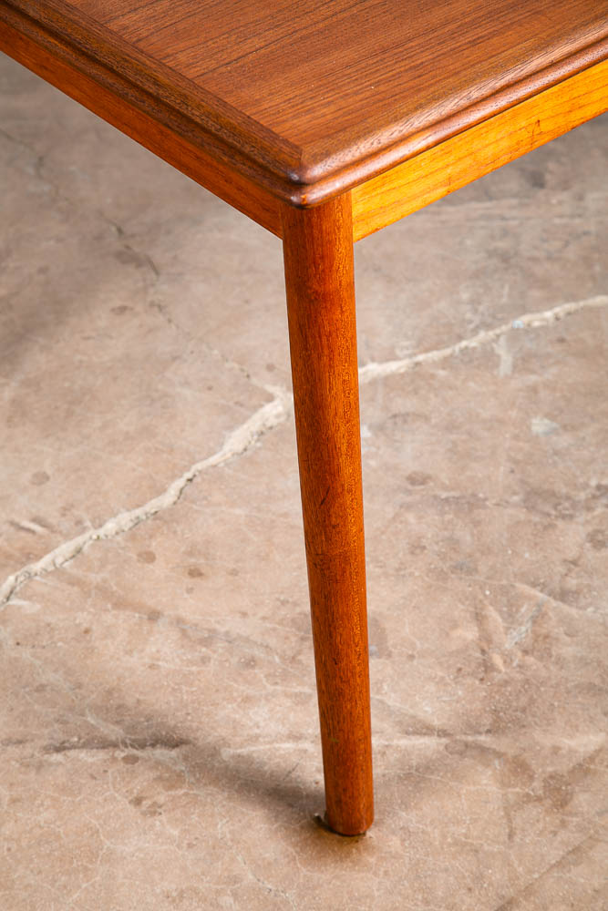 Mid Century Danish Modern Dining Table Solid Teak Extension 2 Draw Leaf Denmark - Image 7
