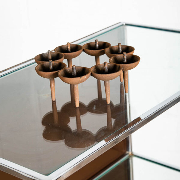 Mid Century Danish Modern Candleholder Dansk Börje Rajalin Metal Cast Iron Mcm - Image 7