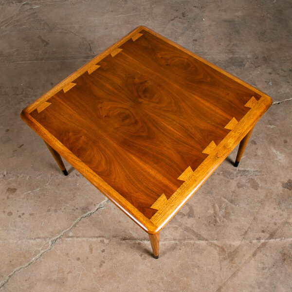 Mid Century Modern End Table Lane Side Walnut Coffee Vintage Square Acclaim NM - Image 5