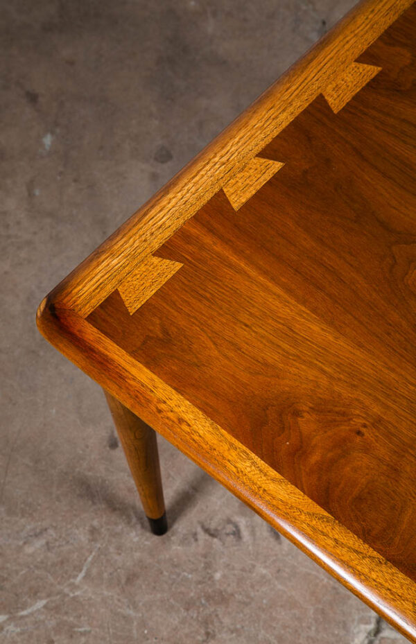 Mid Century Modern End Table Lane Side Walnut Coffee Vintage Square Acclaim NM - Image 10