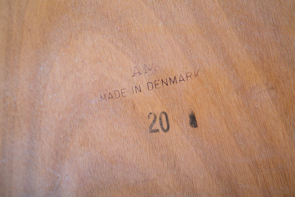 Mid Century Danish Modern Dining Table Solid Teak Extension 2 Draw Leaf Denmark - Image 11