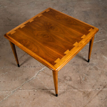 Mid Century Modern End Table Lane Side Walnut Coffee Vintage Square Acclaim NM