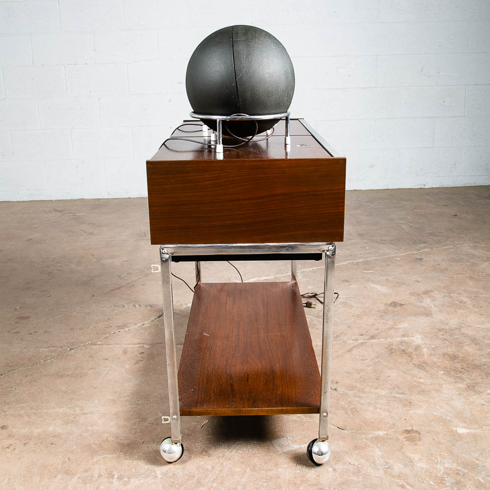 Mid Century Modern Stereo Console Clairtone Project T11-G3 Walnut Cart Hifi 1966 - Image 4