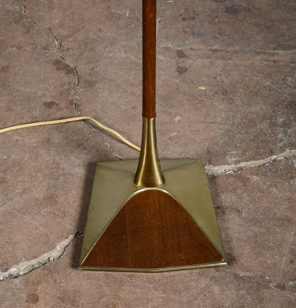 Mid Century Modern Floor Lamp Light MCM Brass Gold Gerald Thurston Lightolier NM - Image 5