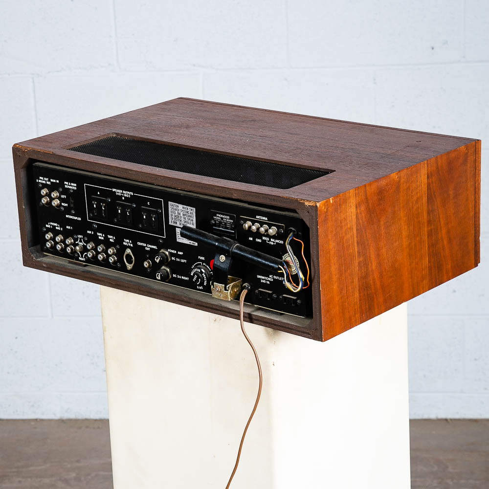 Vintage Stereo Receiver Pioneer SX-9000 Pro Amp Silver Face Am/Fm Hifi AS IS - Image 4
