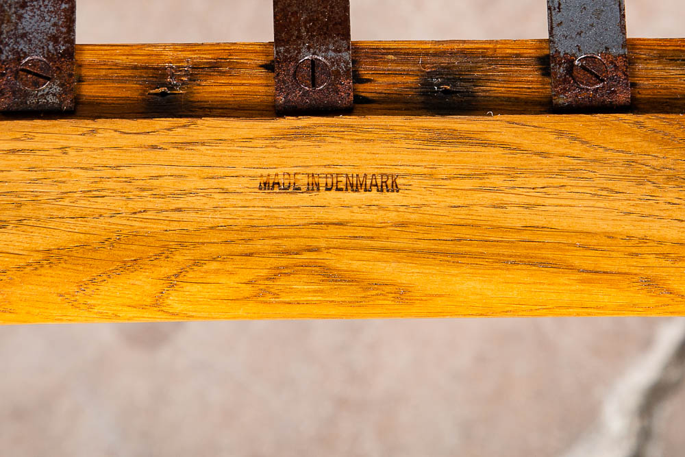 Mid Century Danish Modern Lounge Chair Hans Wegner Cigar GE-240 Blue Oak Arm Armchair Velour - Image 7