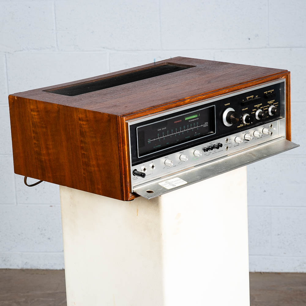 Vintage Stereo Receiver Pioneer SX-9000 Pro Amp Silver Face Am/Fm Hifi AS IS