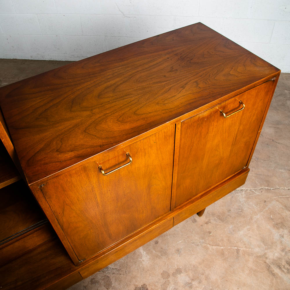 Mid Century Modern Credenza China Cabinet American Martinsville Dania Drawers - Image 12