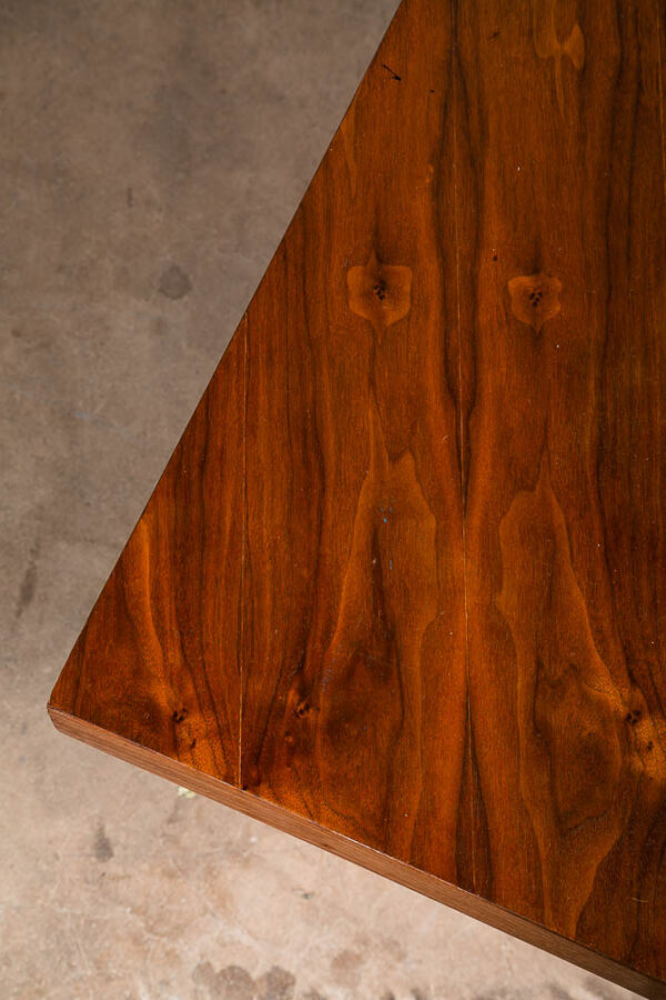 Mid Century Modern End Table Side Martin Borenstein Design Walnut Triangle MB - Image 6