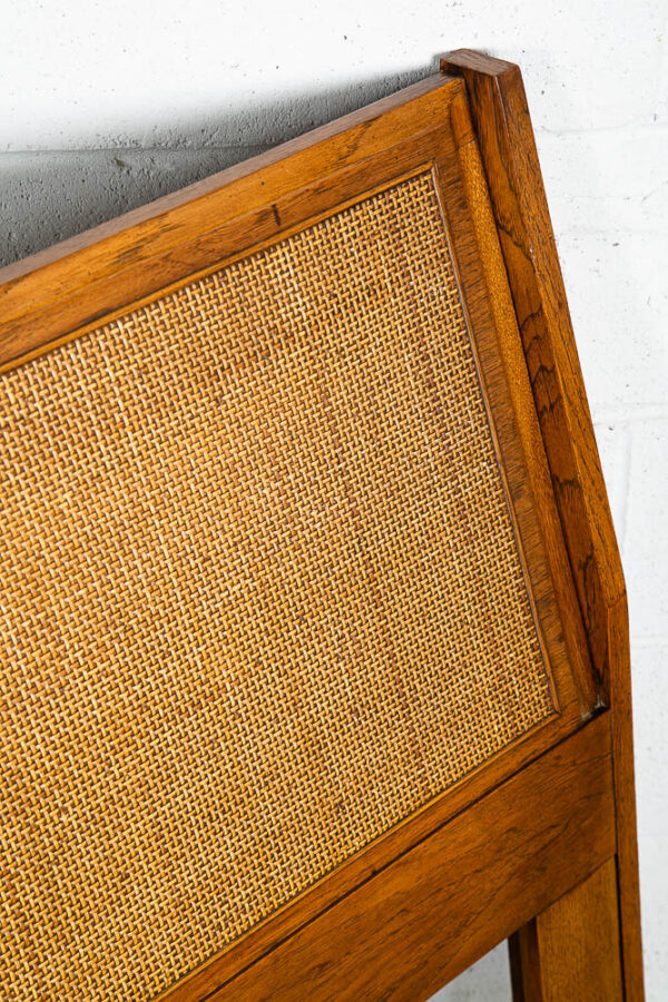 Mid Century Modern Headboard Bed Frame King Size Founders Cane Jack Cartwright - Image 12