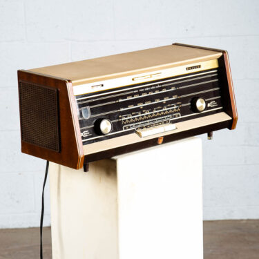 Vintage Philips Bi Ampli Radio Receiver Tube Amp Am/Fm Hifi AS IS Holland Table