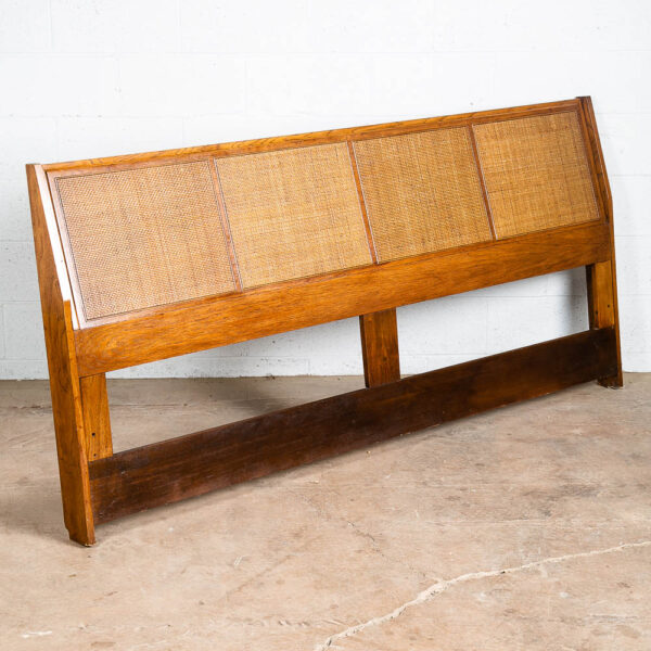 Mid Century Modern Headboard Bed Frame King Size Founders Cane Jack Cartwright