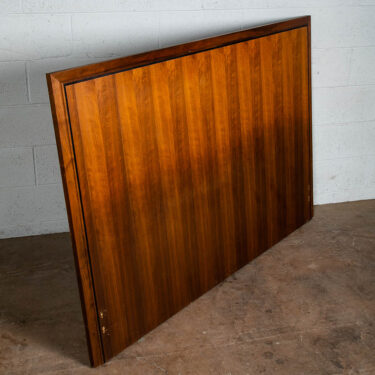 Mid Century Modern Headboard Queen Size Dillingham Walnut Black Glenn California