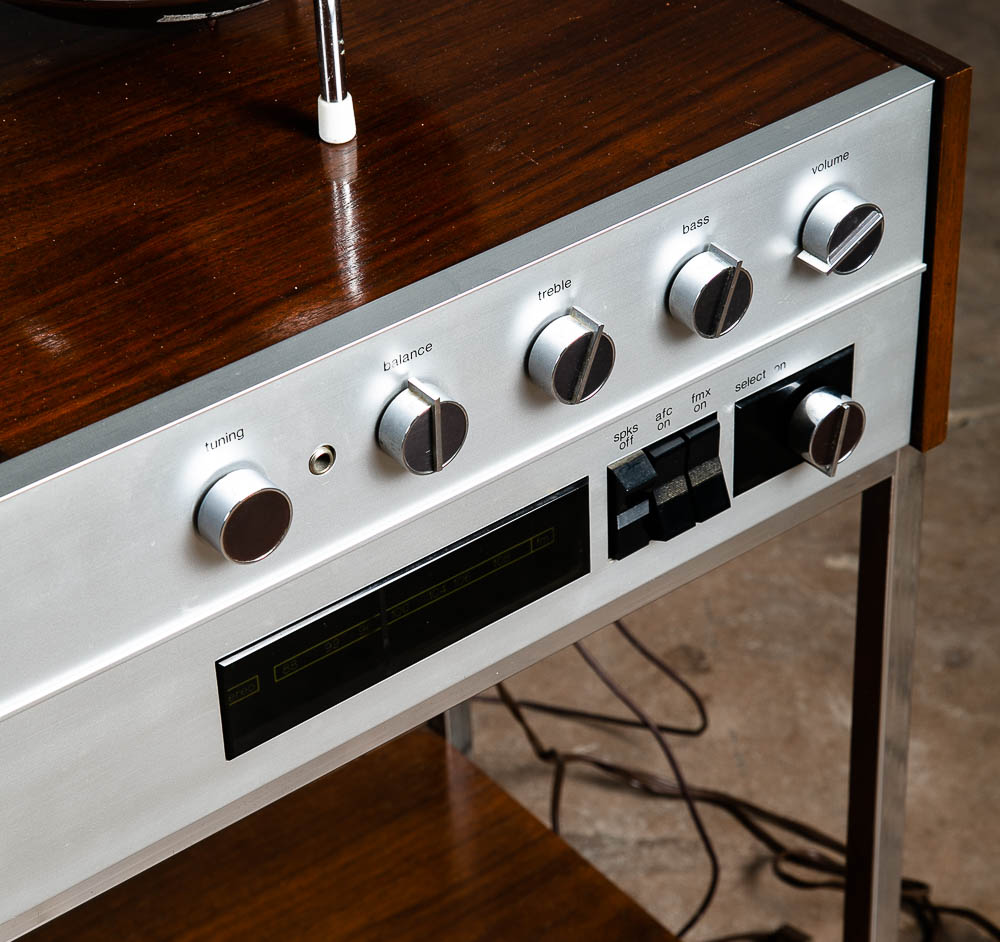 Mid Century Modern Stereo Console Clairtone Project T11-G3 Walnut Cart Hifi 1966 - Image 6