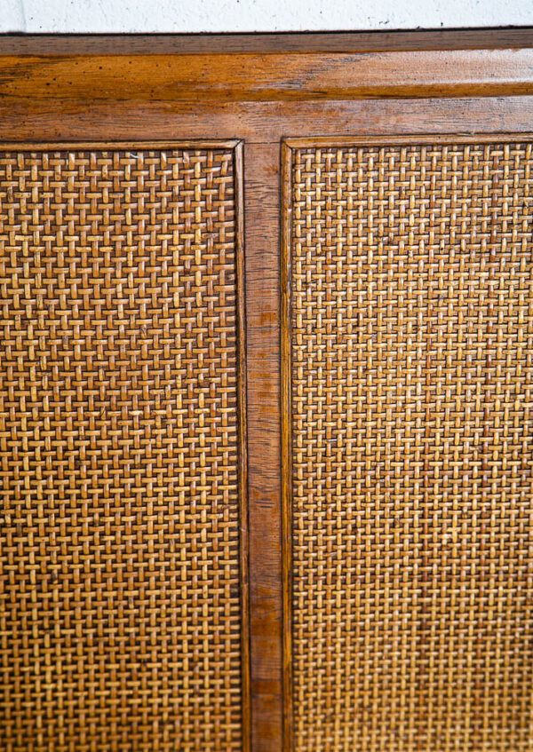Mid Century Modern Headboard Bed Frame King Size Founders Cane Jack Cartwright - Image 8