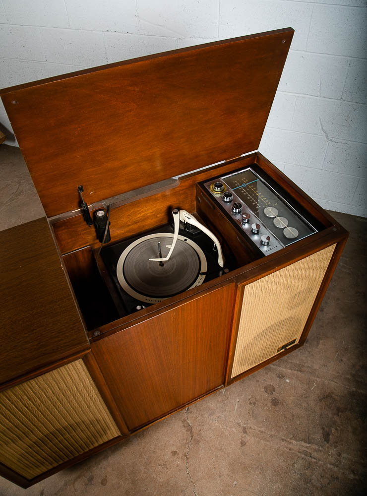 Mid Century Modern Stereo Console Credenza Record Player Hifi Radio Zenith Mcm - Image 6