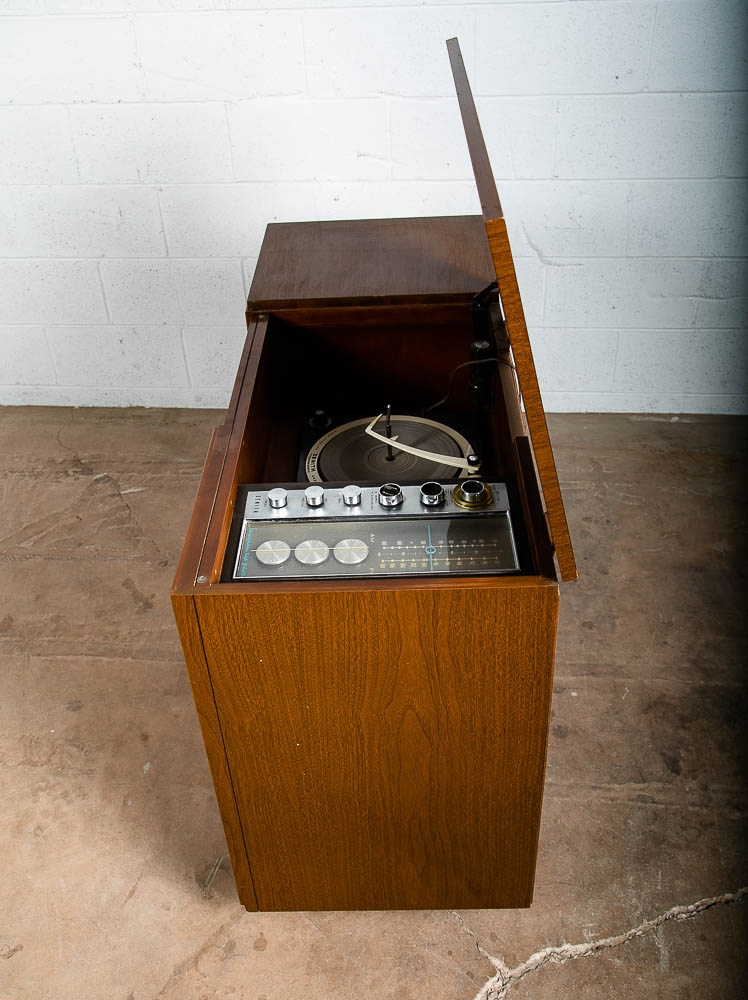 Mid Century Modern Stereo Console Credenza Record Player Hifi Radio Zenith Mcm - Image 4