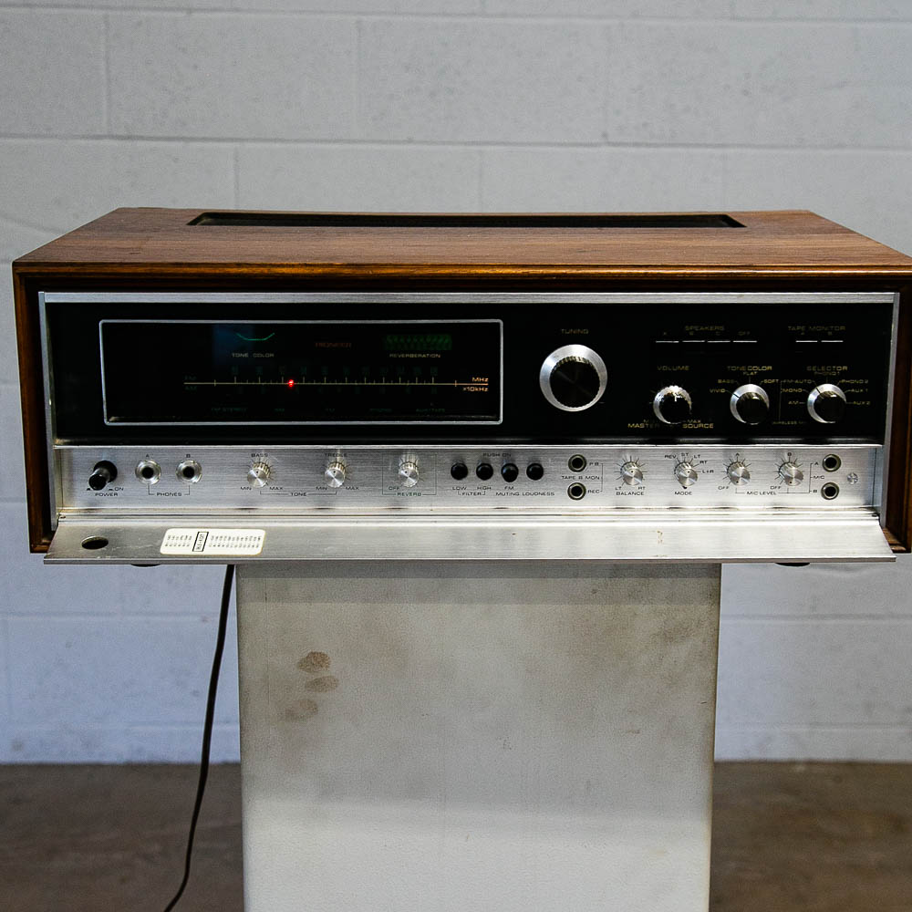 Vintage Stereo Receiver Pioneer SX-9000 Pro Amp Silver Face Am/Fm Hifi AS IS - Image 3