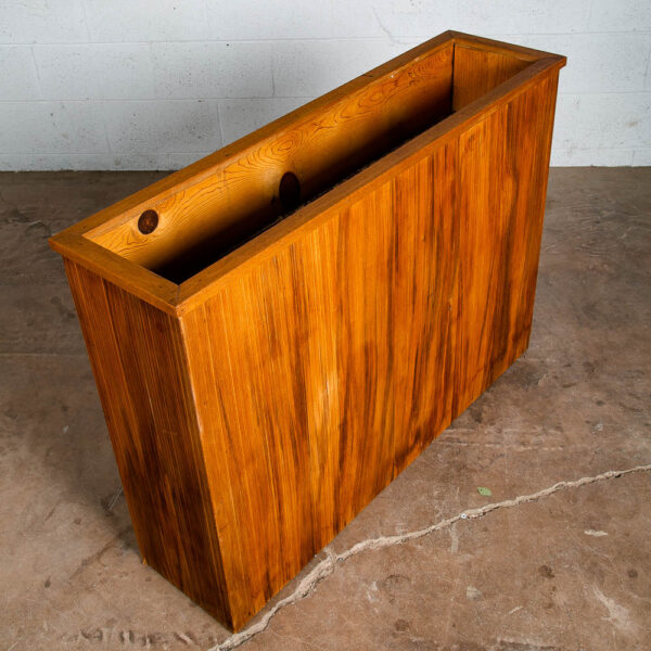 Mid Century Modern Planter Architectural Wide Wall Rectangular Outdoor / Indoor - Image 3